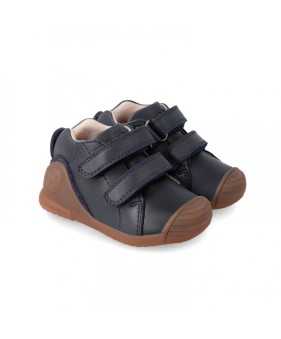 Bota Azul Piel Bebé Niño Biomecanics | Envío Gratis +35€