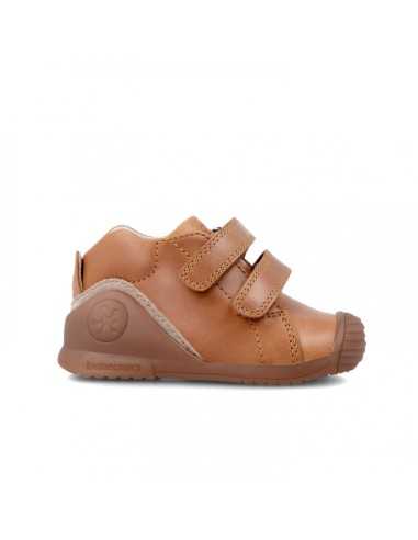 Bota Blanco/Marrón Piel Bebé Niño Biomecanics | Envío Gratis +35€