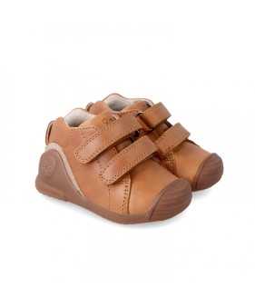 Bota Blanco/Marrón Piel Bebé Niño Biomecanics | Envío Gratis +35€