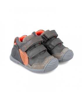 Bota Gris Piel Bebé Niño Biomecanics | Envío Gratis +35€