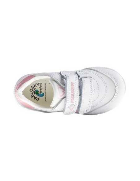 Deportivo Blanco/Rosa Barefoot Unisex Pablosky | Envío +35€