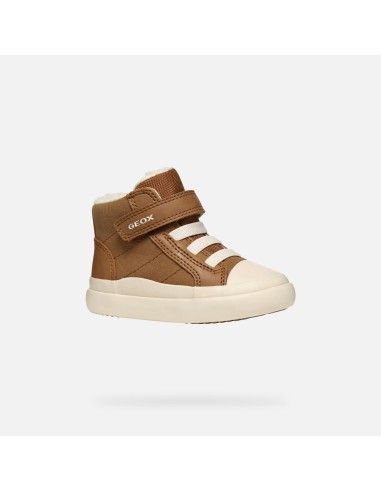 BOTA BEBÉ NIÑO GEOX MARRÓN BLANCO