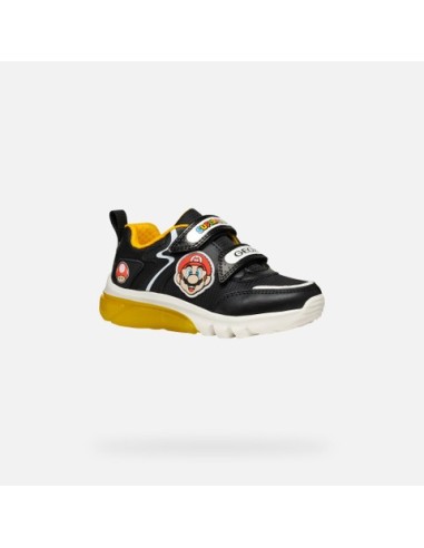 DEPORTIVO LUCES SUPER MARIO NIÑO GEOX NEGRO