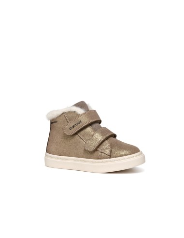 BOTA VELCRO BEBÉ NIÑA GEOX BEIGE