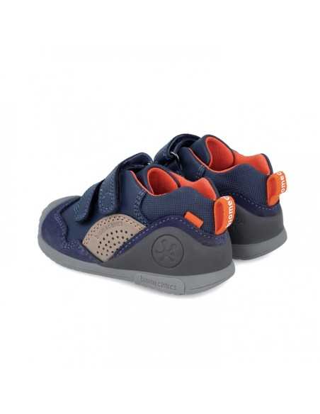 Bota Azul Piel Bebé Niño Biomecanics | Envío Gratis +35€
