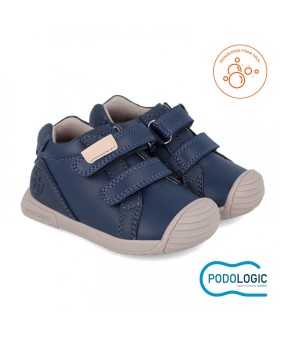 Bota Azul Piel Bebé Niño Biomecanics | Envío Gratis +35€