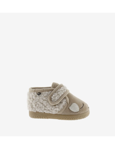 ZAPATILLA CASA ANIMAL NIÑO NIÑA VICTORIA BEIGE