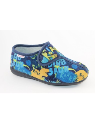 ZAPATILLA CASA NIÑO VUL-LADI AZUL