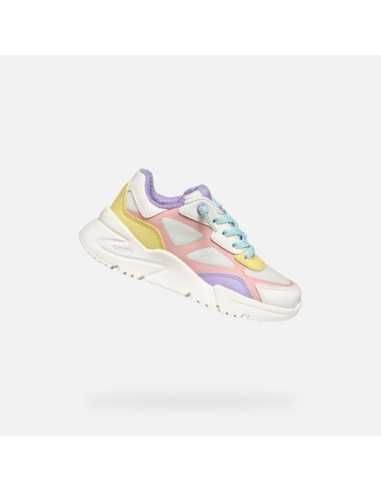 DEPORTIVO NIÑA GEOX BLANCO MULTICOLOR