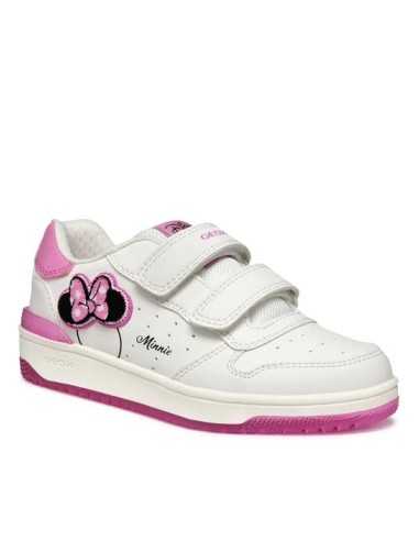 DEPORTIVO NIÑA GEOX DISNEY BLANCO ROSA