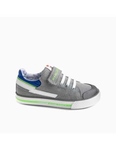 ZAPATILLA LONA BAREFOOT NIÑO GRIS