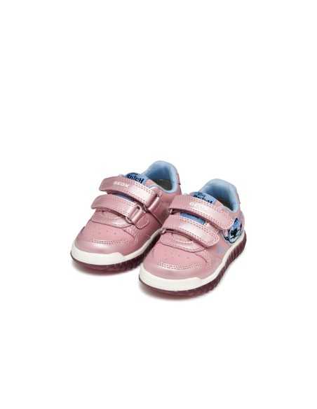 Deportivo Luces Bebé Niña Stitch Geox Rosa | Envío Gratis +35€