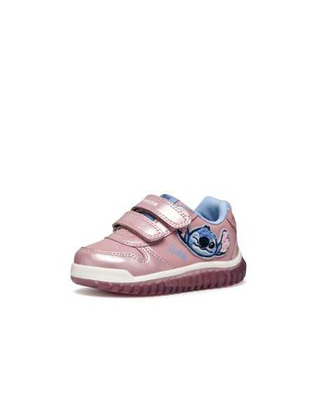 Deportivo Luces Bebé Niña Stitch Geox Rosa | Envío Gratis +35€