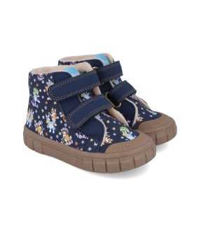 Botín Barefoot Bluey niña azul Garvalín | Envío Gratis desde 35 €